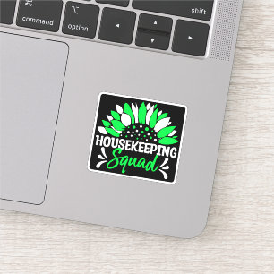 Huisbewaardingsploeg Grappige Huisbewaarder Matchi Sticker