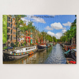 Huisboten Amsterdam. Legpuzzel