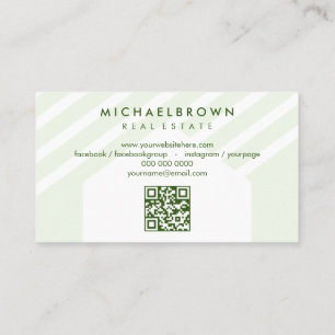 Huisdak Real Estate QR Code Visitekaartje