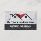 Huisdaken | Vastgoedlogo Visitekaartje (Voorkant)