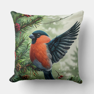 Huisdecoratie geïnspireerd door de winterwildlife kussen