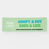Huisdier Adoptie Foto Aangepaste Banner (Horizontaal)