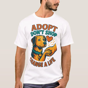 Huisdier Adoptie Liefde T-shirt