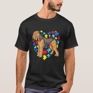 huisdier Airedale Terrier Autisme bewustzijn maand T-shirt