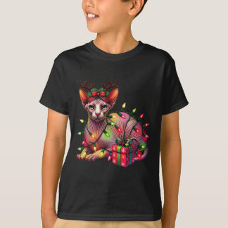 Huisdier Dierenvrienden Schattigee Sphynx Cat Rein T-shirt