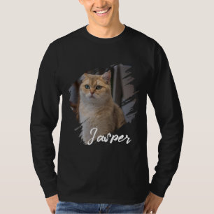 Huisdier Eenvoudig Modern persoonlijk Naam en foto T-shirt