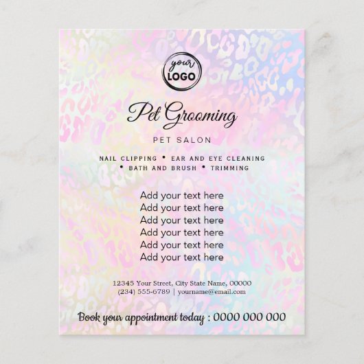 huisdier flyer (Voorkant)