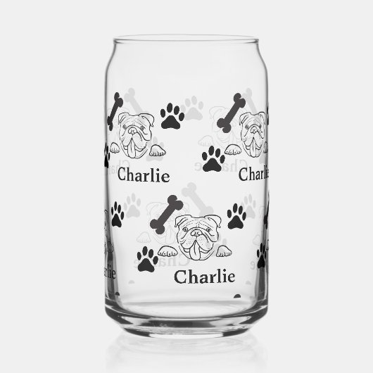 Huisdier foto kan glazen cup gepersonaliseerde har (Voorkant)