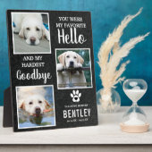 Huisdier fotobewaarplaats Aandenken Honden | Verli Fotoplaat (Zijkant)