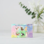 Huisdier fotograaf - Dog Walker Visitekaartje (Staand voorkant)