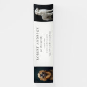 Huisdier Fotografie Hond Bedrijfsfoto Sjabloon Spandoek (Verticaal)