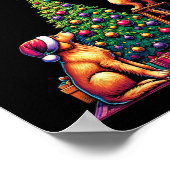 Huisdier Golden Retriever honden versieren Christu Poster (Hoek)