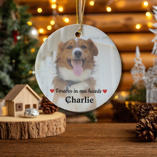 Huisdier Herdenking Geschenk Honden Foto Cera Keramisch Ornament
