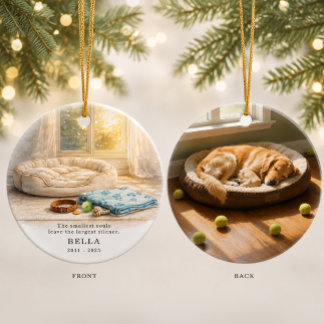 Huisdier Herdenkingsfoto & Illustratie Ornament
