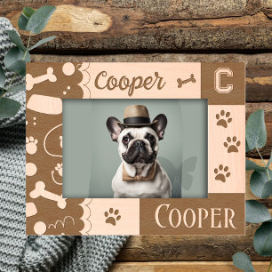 Huisdier Hond Botten Paw Prints Gegraveerde Lijstjes