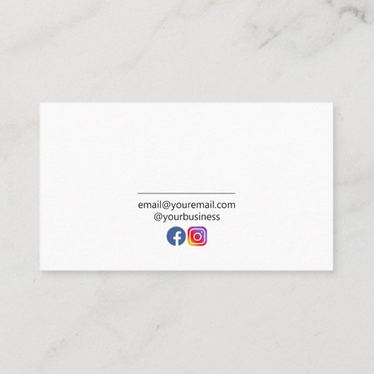 Huisdier Hond Grooming en Bathing Service Custom Visitekaartje (Achterkant)