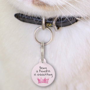 Huisdier Hond Kat Grappige Prinses Aanpasbare ID P Huisdierpenning