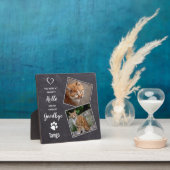 Huisdier Kat Herdenkingscadeau Hallo Vaarwel Citaa Fotoplaat (Insitu)