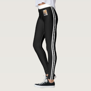 Huisdier Liefhebber Kat Moeder Wit Zwart Op Maat G Leggings