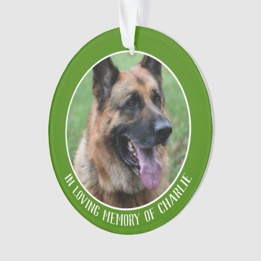 Huisdier memoriam, in liefdevolle herinnering aan ornament (voorkant)