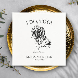 Huisdier naam Golden Retriever Tekening Hond Bruil Servet