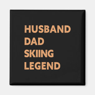 Huisdier Papa Ski Legende Grappige Skier Magneet