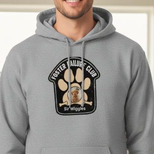 Huisdier pleeggezin mislukt humor hond papa hoodie