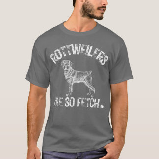 Huisdier Rottweilers zijn zo leuk Rottweiler hond T-shirt