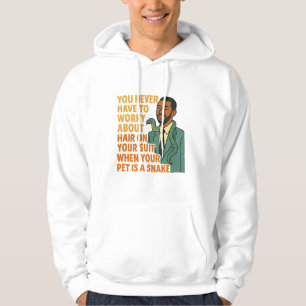 Huisdier Slang Geen Haar Pak Grappige Grafische Hoodie