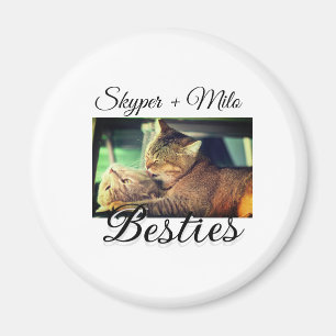 Huisdier vrienden besties voeg naam toe huisdier f magneet