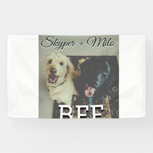 Huisdier vrienden besties voeg naam toe huisdier f spandoek