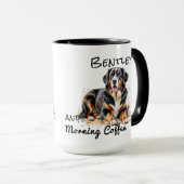 Huisdier Waterverf Browns Berner PERSONALISEREN Mok (Voorkant rechts)