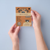 Huisdierdiensten Flyer (Hand)