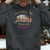 Huisdieren Kat Rood Groen Roze Waterverf Funny Chr Hoodie