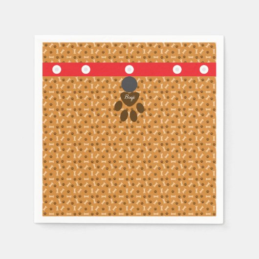 huisdieren servet (Voorkant)