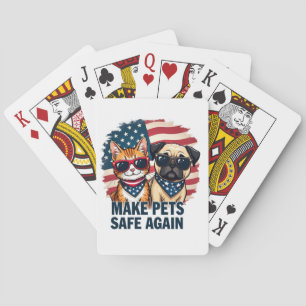 Huisdieren Veilig Maken Trump Katten Honden Verkie Pokerkaarten