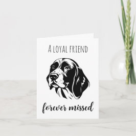Huisdieren verlies van hond sympathiekaarten kaart