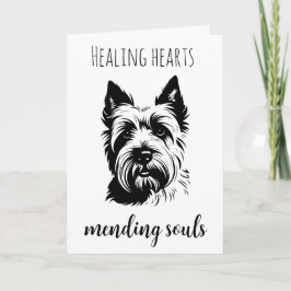 Huisdieren verlies van hond sympathiekaarten kaart