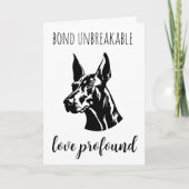 Huisdieren verlies van hond sympathiekaarten kaart (Voorkant)