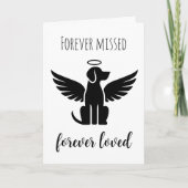 Huisdieren verlies van hond sympathiekaarten kaart (Voorkant)