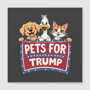 Huisdieren voor Trump Cats Maga Dogs verkiezing