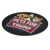 Huisdieren voor Trump Cats Maga Dogs verkiezing Snijplank (Hoek)