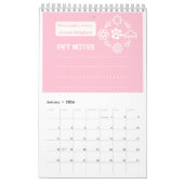 Huisdierenkalender 2026 kalender (Jan 2026)