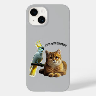 Huisdierenliefhebber Britse Korthaar Kat & Kakketv Case-Mate iPhone 14 Hoesje