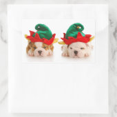 HUISDIERENPUPPY'S ALS ELFEN AANGEPASTE STICKER (Tas)