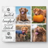 Huisdierherdenking In Lieve Herinnering Fotocollag Fotoplaat (Voorkant)