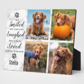 Huisdierherdenking In Lieve Herinnering Fotocollag Fotoplaat (Zijkant)