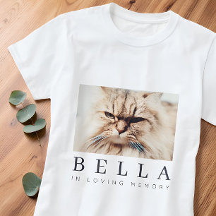 Huisdierherdenking Modern Eenvoudig Chic Familie F T-shirt