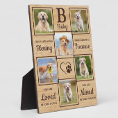 Huisdierherdenking Ter liefdevolle herinnering Uni Fotoplaat (Zijkant)