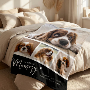 Huisdierherdenkingsfotocollage Fleece Deken
